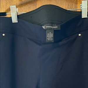 INC International Concepts Men's Dark Blue Flat Front Shorts